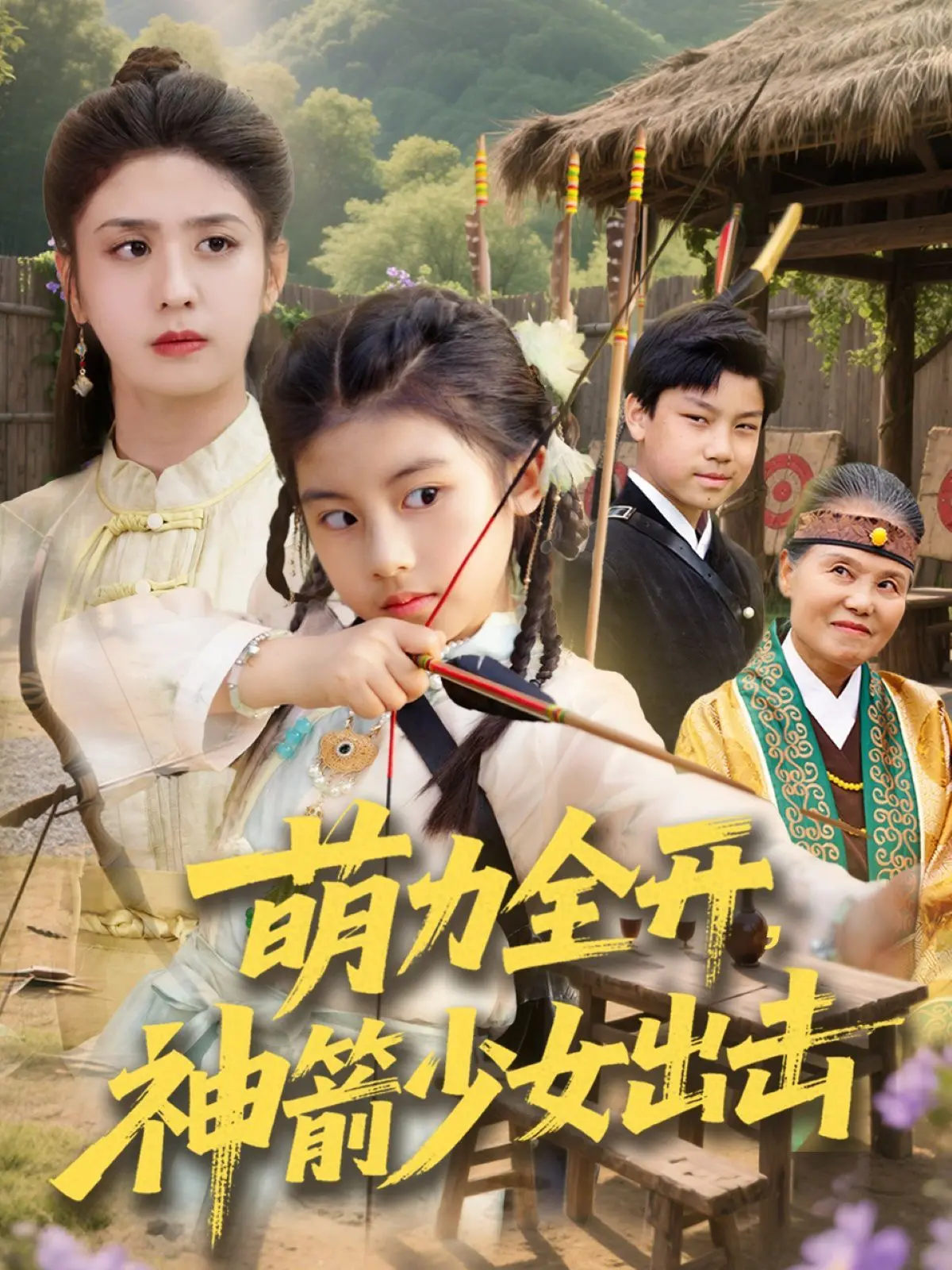 《萌力全开神箭少女出击》：当可爱萝莉化身神箭手，一场科技与守护的萌趣冒险之旅！